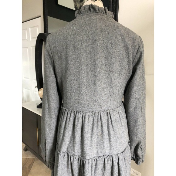 SOLD hazel hazel hazel Ruffled Button Front Jacket L - Picture 9 of 11